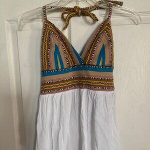 VENUS Halter Top Boho Indian Blanket Women's Size M